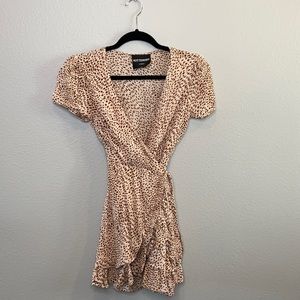 Kittenish Wrap Dress